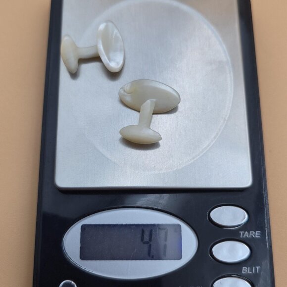 Mother Of Pearl Cuff Links A5985 - Picture 6 of 6